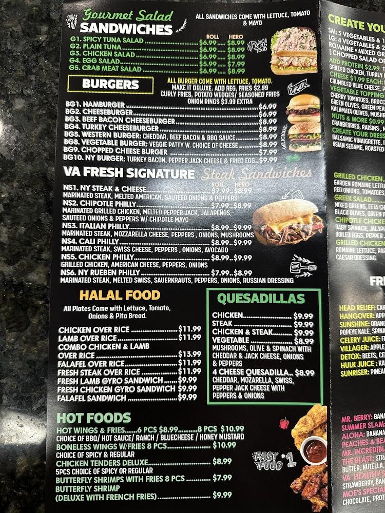 VA Deli & Grill Menu image 2